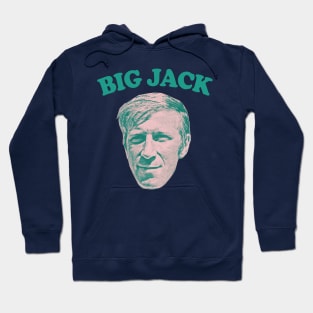 Big Jack Charlton / Retro Style Design Hoodie